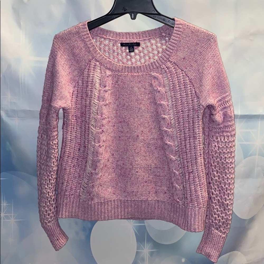 American Eagle Classic Pink Sweater Size S